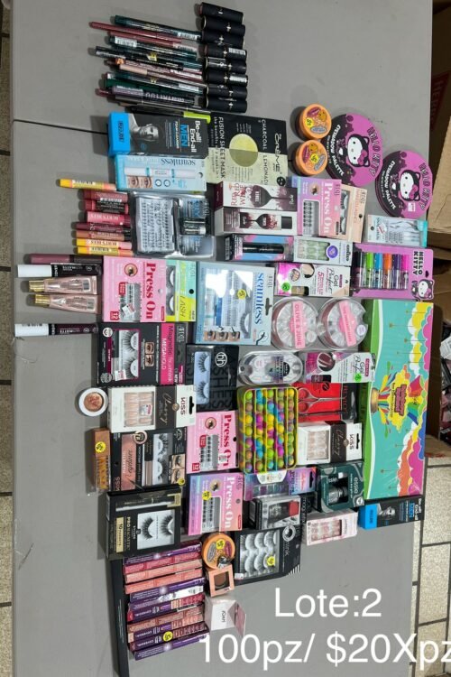 Lote #2 de Cosméticos en Liquidación – 100 Piezas Surtidas